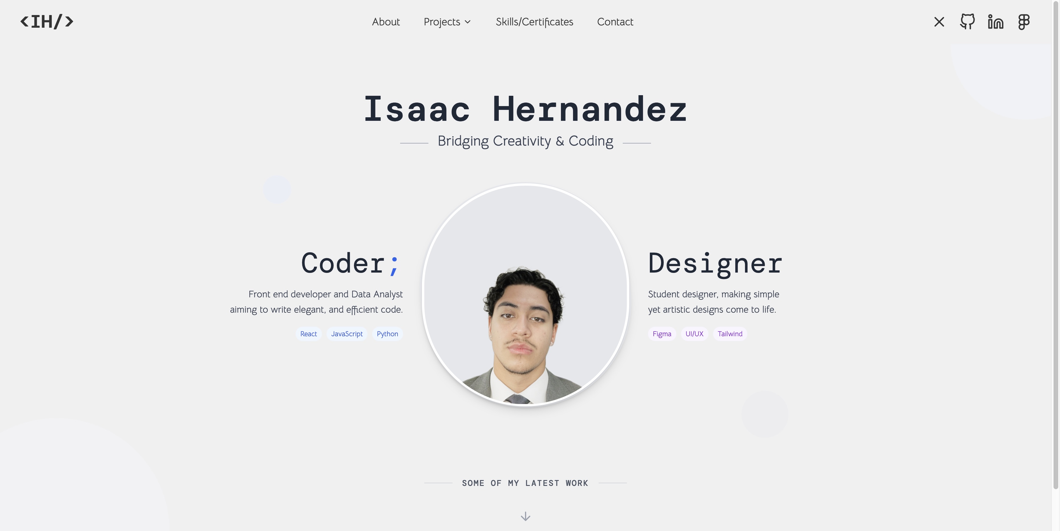 Website design and portfolio